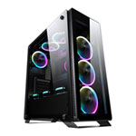 SaharaGaming P35 RGB Tempered Glass Mid Tower PC Gaming Case (2021 NEW)