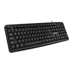Xclio Slim Spill Resistant Keyboard SoHo Black USB K11