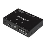 StarTech.com 2x1 VGA + HDMI to VGA Converter Switch w/ Priority Switching