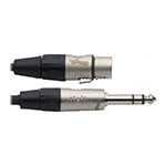 10m Stagg XLR (F) to Stereo Jack (M) Audio Cable