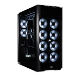 Ultra high end watercooled Intel and NVIDIA system with chrome tubing