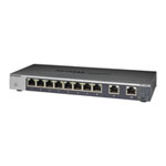 Netgear 8 Port 10 Gigabit Network Switch with 2 Uplink ports