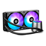 DEEPCOOL GamerStorm Castle 280 RGB AIO Liquid Cooler, 280mm All-In-One Hydro CPU Cooler, 2x140mm RGB