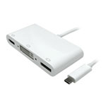 USB TYPE C to HDMI, DVI or Display Port Adaptor