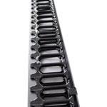 Hipoint 24U Plastic Rings Vertical Cable Organizer