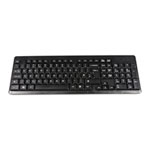 Xclio Wireless Keyboard Slim with Nano USB Black