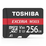 Toshiba Exceria M303 256GB V30 High Video Speed Micro SD Memory Card