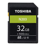 Toshiba N203 High Speed 32GB SDHC Flash Memory Card