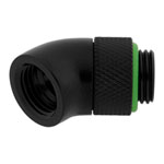 CORSAIR Hydro X XF Black Brass G1/4" 45° Rotary Adapter Fitting - Twin Pack