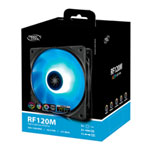 120mm DEEPCOOL 5 Pack RF 120M, RGB, 9 Blade, PWM, 1500rpm, 56.5CFM, 27dB, Hydro-Dynamic Bearing