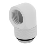 Corsair Hydro X XF White Brass G1/4" 90° Rotary Adapter Fitting