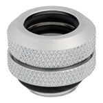 CORSAIR Hydro X XF Chrome Brass 12mm G1/4" Hardline Compression Fittings - Four Pack