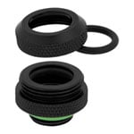 CORSAIR Hydro X XF Black Brass 12mm G1/4" Hardline Compression Fittings - Four Pack