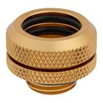 CORSAIR Hydro X XF Gold Brass 14mm G1/4" Hardline Compression Fittings - Four Pack