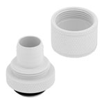 CORSAIR Hydro X XF White Brass 10/13mm G1/4" Softline Compression Fittings - Four Pac