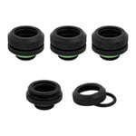 CORSAIR Hydro X XF Black Brass 14mm G1/4" Hardline Compression Fittings - Four Pack
