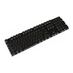 Xclio KB100-W PUNK Retro/Typewriter Black Keyboard Backlit White