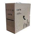 100M CAT6 UTP Ethernet Network Cable RJ45 CCA Indoor/Outdoor Pull Box - Black