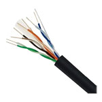 100M CAT6 UTP Ethernet Network Cable RJ45 CCA Indoor/Outdoor Pull Box - Black