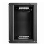 12U 19" 550x450mm Deep Wall Cabinet, Flatpack