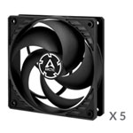 Arctic P12 Static Pressure 120 mm Fans (5 Pack)