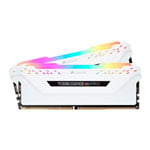 White Corsair Vengeance RGB PRO DDR4 Memory Addressable Light Enhancement Kit