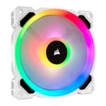 CORSAIR White LL120 RGB 120mm Dual Light Loop 1 Fan Expansion Pack