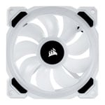 CORSAIR White LL120 RGB 120mm Dual Light Loop 1 Fan Expansion Pack