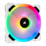Corsair White LL120 RGB 120mm Dual Light Loop 3 Fan + Lighting Node PRO Pack