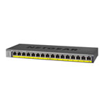 NETGEAR GS116LP 16-Port PoE/PoE+ Gigabit Unmanaged Switch