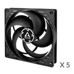 Arctic P14 3-pin Cooling Fan Value Pack - 5 Pack