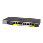 Netgear 8-Port PoE/PoE+ Gigabit Unmanaged Desktop/Wall Mount Switch 60W