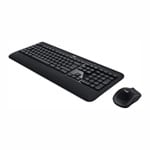 Logitech Advanced Combo Wireless Keyboard and Ambidextrous Mouse (K540E+M185)