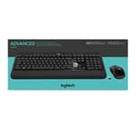 Logitech Advanced Combo Wireless Keyboard and Ambidextrous Mouse (K540E+M185)