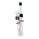 Corsair Type 4 Gen 4 PSU White Sleeved Dual 8pin PCIe Power Cables