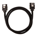 Corsair 60cm Black Premium Braided Sleeved SATA Data Cable