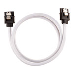 Corsair 60cm White Premium Braided Sleeved SATA Data Cable