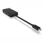 ICY BOX IB-DK2103-C USB Type-C™ 2-in-1 Video Adapter