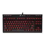 Corsair Compact K63 Red Mechanical USB Gaming Keyboard - Refurbished