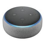 Amazon 3rd Generation Echo Dot Smart Speaker with Alexa - Heather Grey