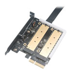 Akasa RGB Dual M.2 PCIe SSD Adapter