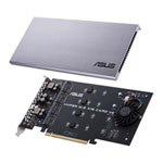 ASUS HYPER M.2 PCIe x16 NVMe VROC RAID Card V2