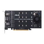 ASUS HYPER M.2 PCIe x16 NVMe VROC RAID Card V2 4x SSD Slots