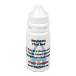 Mayhems Red Dye 15ml For Distilled / Deionised / Clear Premix fluid
