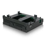 ExpressCage MB732SPO-B 2x2.5" SAS/SATA HDD/SSD Mobile Rack + Ultra Slim/Slim Optical Drive Slot
