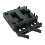 ExpressCage MB732SPO-B 2x2.5" SAS/SATA HDD/SSD Mobile Rack + Ultra Slim/Slim Optical Drive Slot