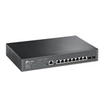 TP-LINK T2500G-10MPS Gigabit JetStream 8-Port Smart PoE+ Switch With 2x SFP