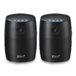 Anker Zolo Mojo Smart Speakers Twin Pack with Google Assistant Built In Black