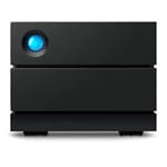 LaCie 2big 16TB External RAID Storage USB-C - Black