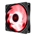 DEEPCOOL RF120R 120mm Red LED Case Fan Black